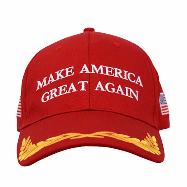 Basebollkeps Justerbar USA Flagga Basebollkeps Make America Great Again Broderad Keps
