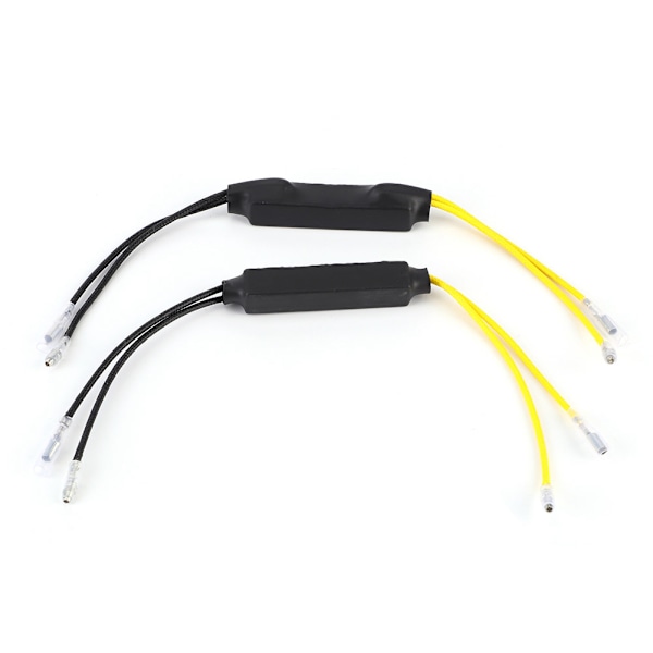Motorcykel LED Blinkers Stabiliserar LED Indikator Blinkfrekvenser Precisionsmotståndsadapter Fixar Blinkersproblem Universell Passform Hög