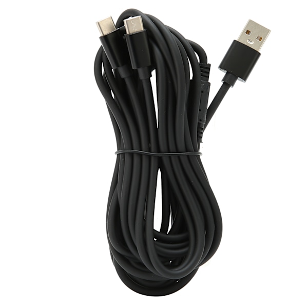 10 tum 2 i 1 Laddningskabel med Dubbla 2 Type‑C Portar för PS 5 / Xbox Series X / S / Xbox One / N‑Switch Kontroller