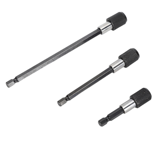 Magnetisk Borrförlängare Snabbkopplings Skruvmejsel Bitshållare Sexkantsskaft Förlängningschuck Adapter Set Snabbväxlings Bitshållare Hållbart Krom Vanadin