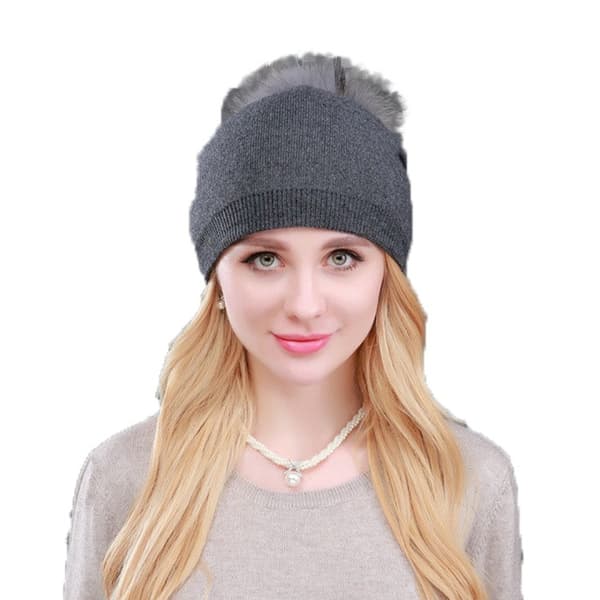 Vintermössor, mössor med fuskpälsboll, stickade mössor, beanies