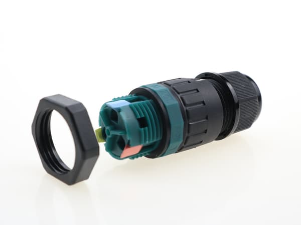 Sæt af 2, IP68 vandtætte kabelforbindelser Ø9mm-Ø12mm, 3-polet