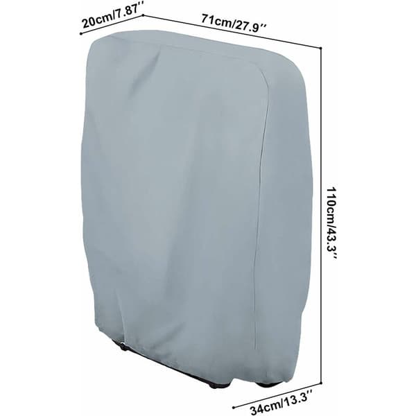 Folding Solstol Beskyttelsesdeksel, 2 Stykker Hage Solstol