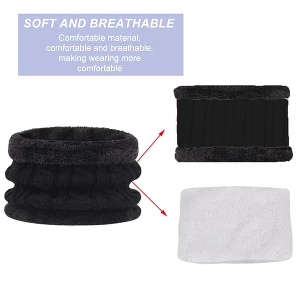 1 sæt børns vinter tredelte hat, halstørklæde, handsker, tredelt efterår og vinter enkelt kugle babyhat