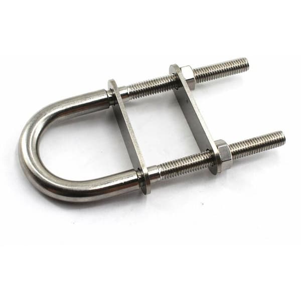 M6X90 U-bolt 304 rustfritt stål bolt (6 stk)