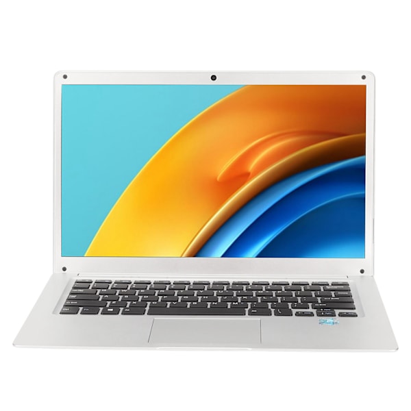 14,1 tums bärbar dator Silver Quad Core CPU 4GB RAM 64GB ROM FHD-skärm 6000mAh Laptop Dator med kamera 100–240V EU-kontakt