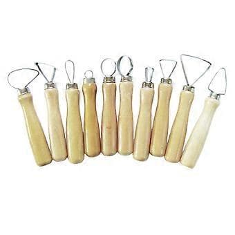 10 Delar/set Lerverktyg Keramik Snideri Kit()