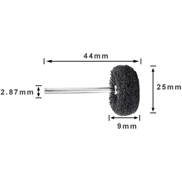 40 kpl 25 mm hiomalaikat, kiillotustarvikkeet