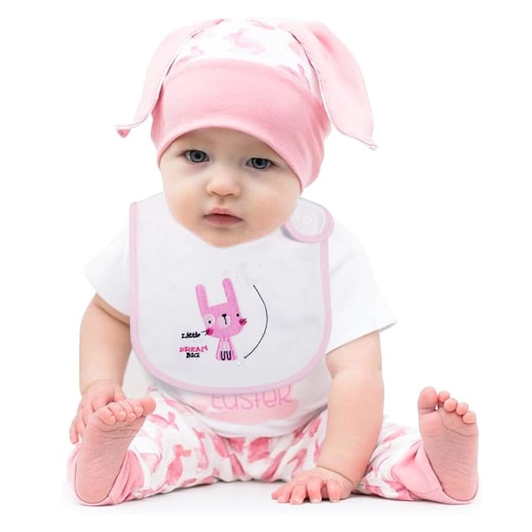 Babyhaklappar Mjuka och Absorberande Ekologisk Bomull Bandana Dregelhaklappar Set för Pojkar Flickor Nyfödda 0-36 Månader Style 3