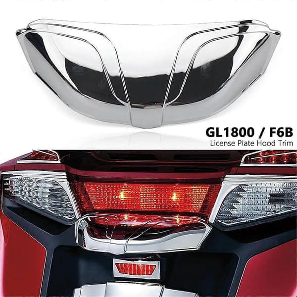 Til GOLD WING Goldwing GL1800 1800 F6B 2012-2017 Motorcykel Tilbehør Bagnummerpladeafdækning