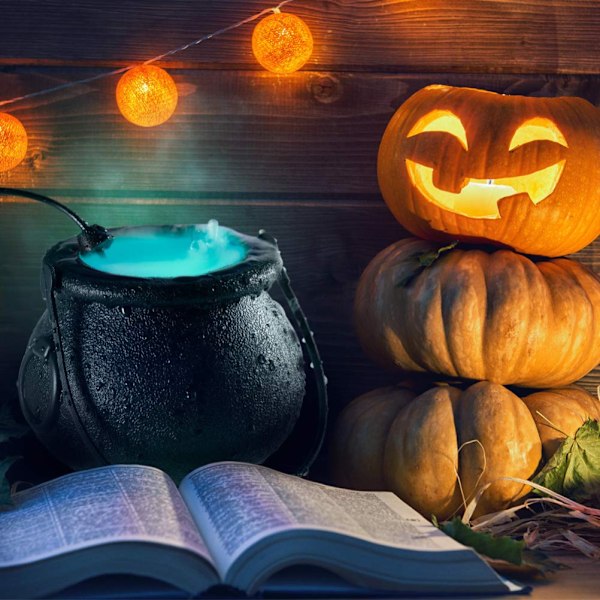 Halloween Led Atomizerlampa Häxkittel Färgväxlande Lampa