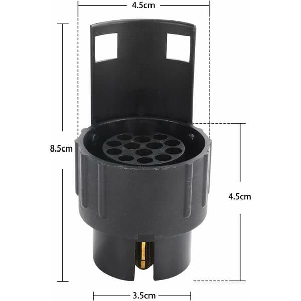7/13 Trailer Stikkontakt, 7-polet til 13-polet Adapter