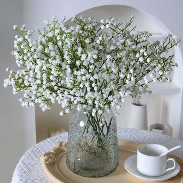 12 Pak Kunstige Blomstbuketter Julepynt Falsk Flo