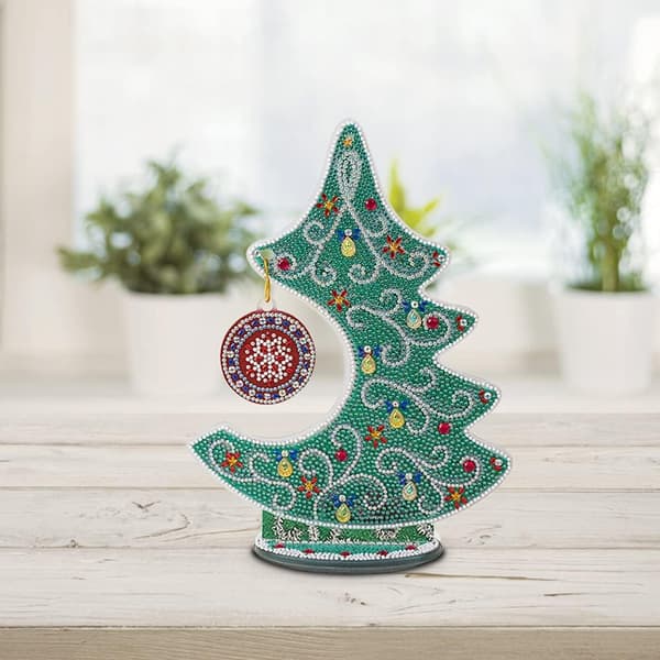 Juldekoration, ljusgrön julgran