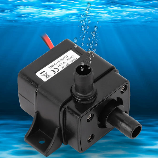 DC 12V Ultra-tyst borstlös motor nedsänkbar vattenpump