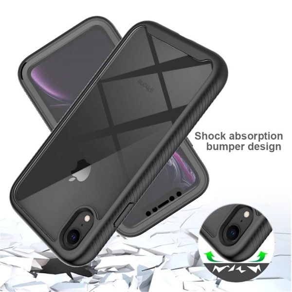 iPhone XR Heltäckande Premium 3D Skal ThreeSixty Transparent