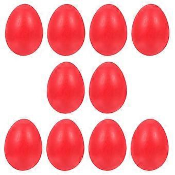 10 stk. Simuleringsegg Treeggmodell Bordplate Eggdekorasjon Påskeegg