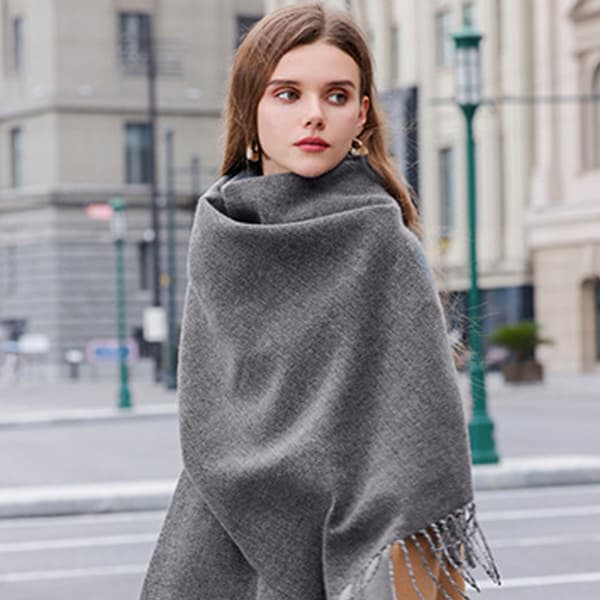 Vintertørklæder til kvinder Pashmina sjaler Wraps til aftenkjoler Store varme bløde tørklæder, 66cm*180cm