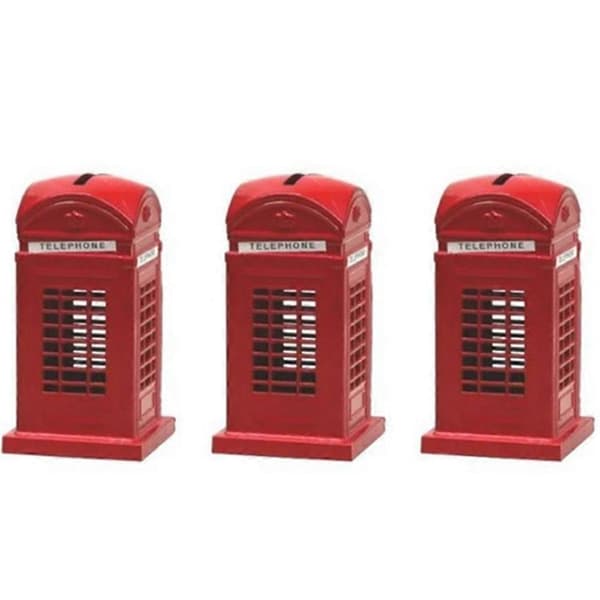 Telefonboks sparegris sparegris souvenir stor gave til børn boligindretning 13cm