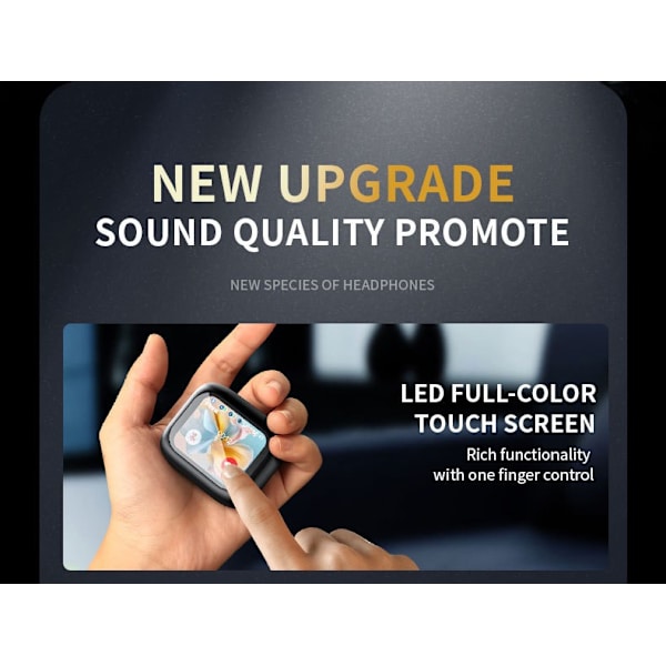 LX-10 Fuld-farve Touchscreen ANC TWS Bluetooth Øretelefoner