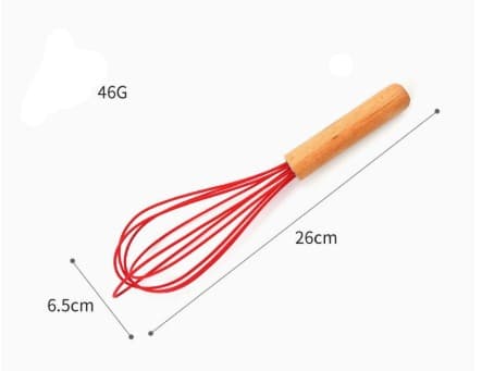 Silikone Ballonpiskeris, perfekt til non-stick køkkengrej, mælk