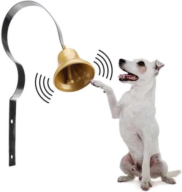 Hundklocka Husdjursdörrklocka Hängande Mässingsdörrklocka för Potträning