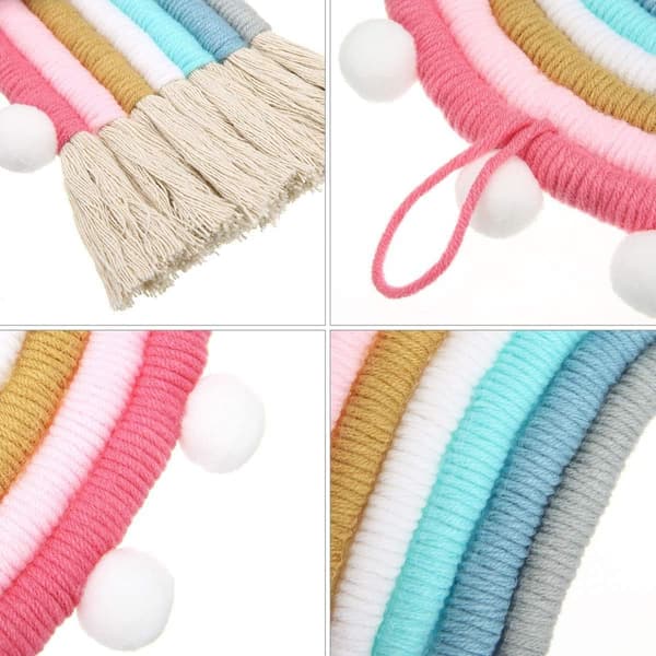 Regnbåge Väggdekor Hängande Rum Boho Liten Tapet, Dekorativ W