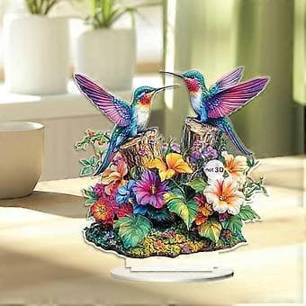 Kolibri 2D Dekorasjon Juledekorasjon Hjemmedekorasjon Dekorasjon
