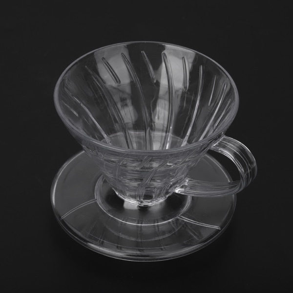 Transparent kaffebryggare filter tesil kopp återanvändbar