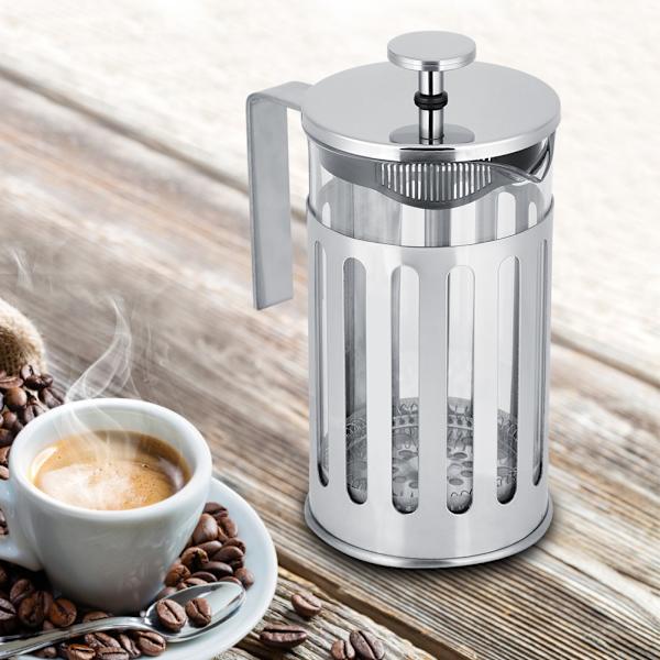 Rostfritt stål glas fransk press filter kaffebryggare hushåll
