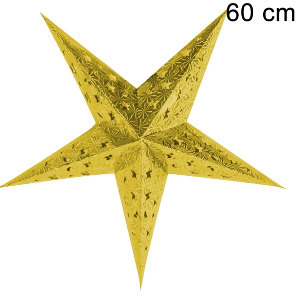 Christmas Tree Top Star Three-Dimensional Five-Pointed Star,