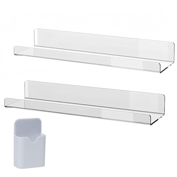 2-delade magnetiska bokstöd för whiteboard i klassrummet - Magnetiska bokstöd för att organisera böcker på whiteboards transparent