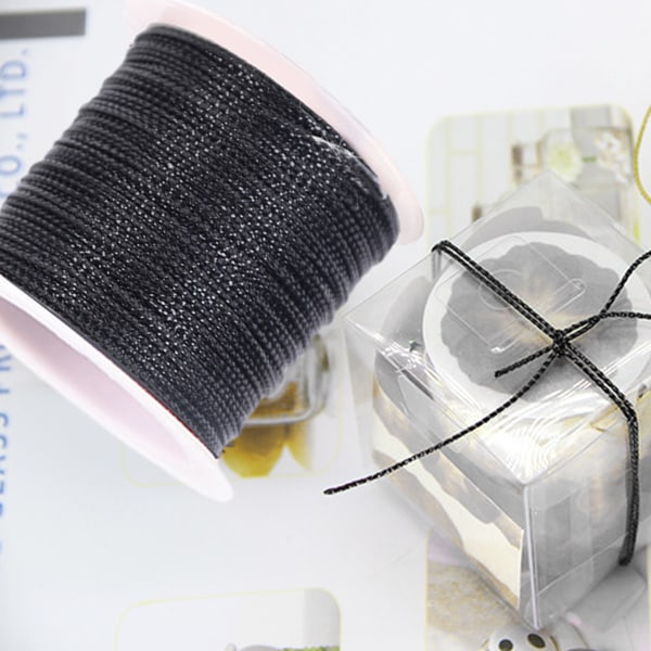 4 Rolls Metallic Elastic Cords Stretch Cord Ribbon Metallic