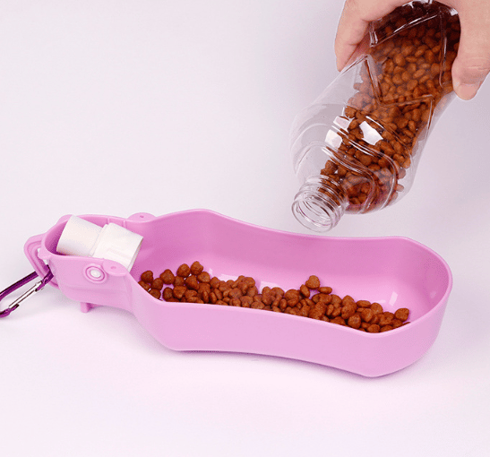 280ml Kannettava Koiran Vesipullo Matkapullo Vesipullolla
