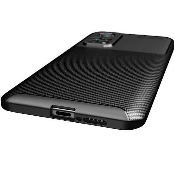 Xiaomi Mi 10T / Mi 10T Pro Stöttåligt Slimmat Skal FullCarbon V4 Svart