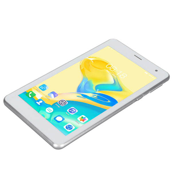 7-tums Tablet 2GB och 32GB 7-tum 1280x800IPS Stöd 5G WiFi Dual Band Octa Core 3500mAh Tablet PC EU-kontakt 100 till 240V Blå EU-kontakt