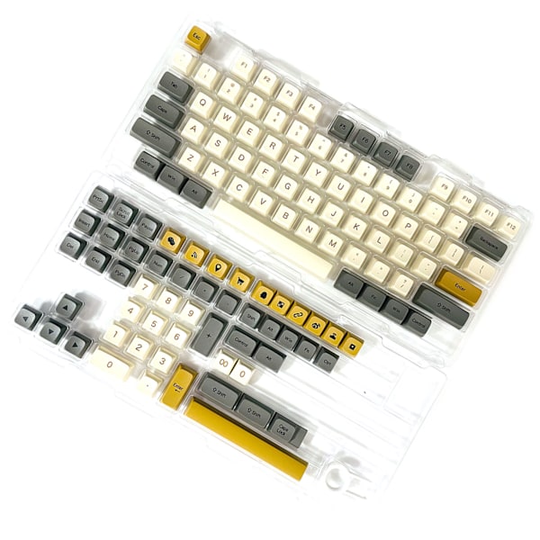 PBT Keycaps Skimrande Tema XDA Höjd Värmesublimering 125 Tangenter Mekaniska Tangentbordstangenter Engelska