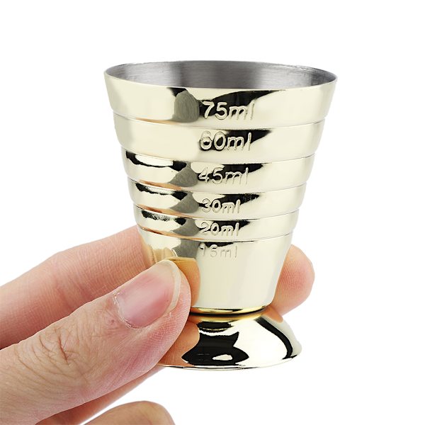 75 ml Jigger Cup Bar Shot Cocktail Vin Bartender Mixer Mått