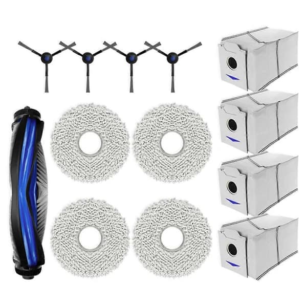 Til Debot N30 OMNI / N30 PRO OMNI Støvsugerdele Hovedrulle Sidebørste Moppeklud Støvpose Tilbehør