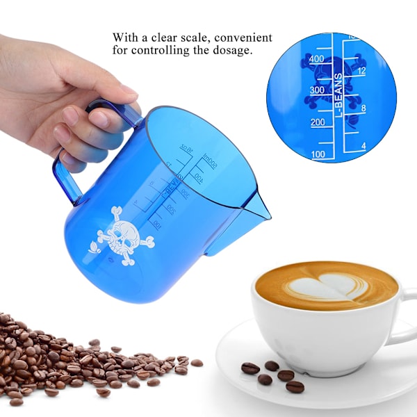 Hushållsakryl Kaffe Kanna Mjölkkanna Latte Mjölkskumning
