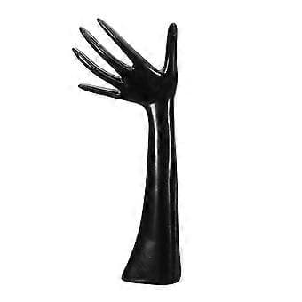 Øreringe Organizer Ørestik Holder Resin Smykke Display Stand (Sort)