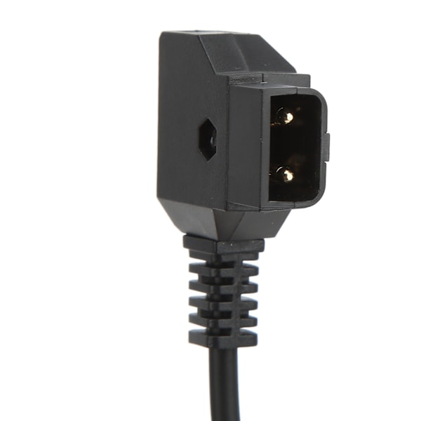 D-Tap till 4-pin XLR-kontakt strömkabel, supermjuk PVC infällbar spirallina för snygg anslutning, uppgraderade skarvar för stabil överföring