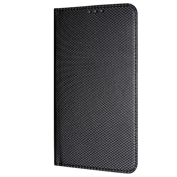 Texture Book Slim Samsung Galaxy A9 2018 Plånboksfodral Svart Svart