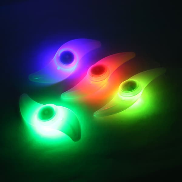 LED Hjul Lys (Blå + Multicolor) Sæt med 8, Cykel Eger