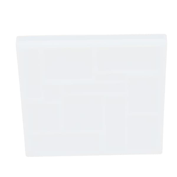 Puslespill silikonform 12 hull geometrisk puslespillformbrett for DIY epoksyhåndverk