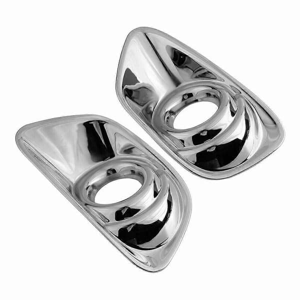 Krom Silver Främre Dimljus Lampa Kåpa Ram för Compass 2011-2014
