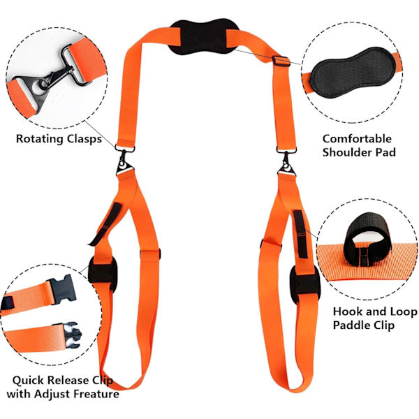 Bærestropp for Surfboard, Kajakk, SUP, Longboard, Stand Up Pad