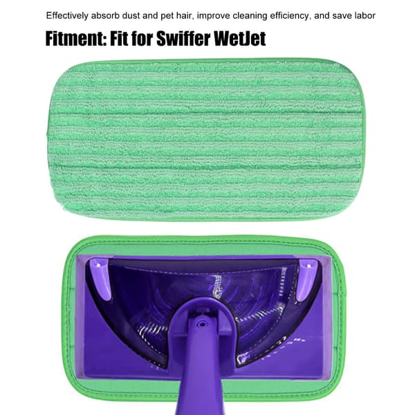 Mikrofiber moppeputer for bred kompatibilitet, gjenbrukbare vaskbare puter for effektiv oppsamling av smuss