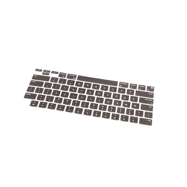 Tangentbordsskydd för MacBook Font Matching Vattentätt Dammtätt Silikontangentbordsskydd Svart US Version 21 Pro14/16 (A2442/A2485)