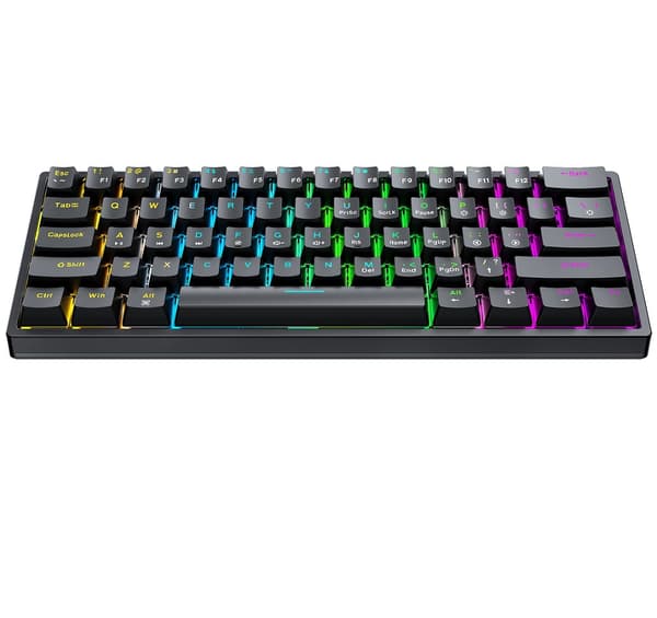 60% Kompakt Kablet Mekanisk Tastatur RGB Baggrundsbelyst Gaming- og Kontortastatur USB-interface